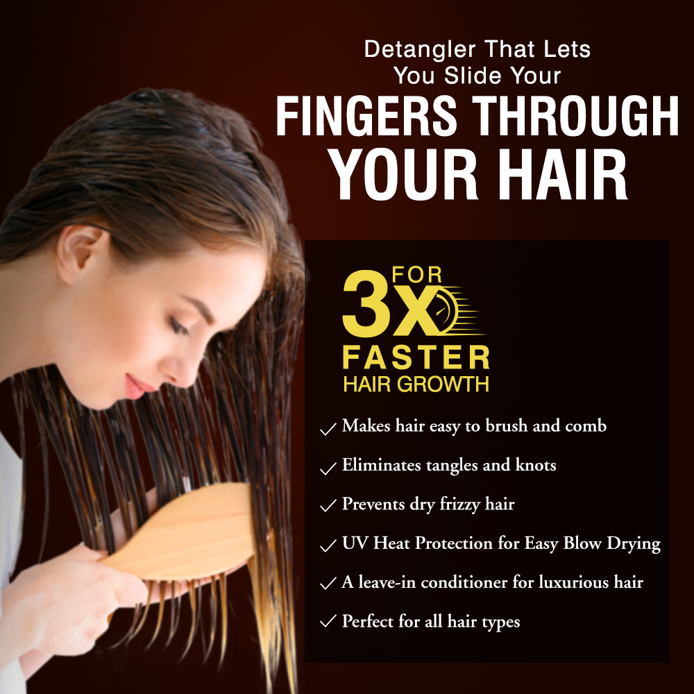 GrowFinity Hair Growth Detangling Spray and Leave-in Conditioner